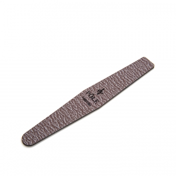 Фото: Пилка для ногтей POLE "Ромб" 100/180 премиум (коричневая) в индивидуальной упаковке