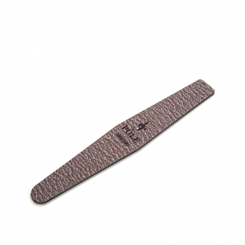Фото: Пилка для ногтей POLE "Ромб" 180/240 премиум (коричневая) в индивидуальной упаковке