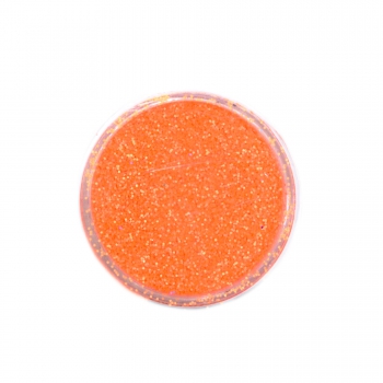 Фото: Меланж-сахарок для дизайна ногтей "POLE" неон оранжевый