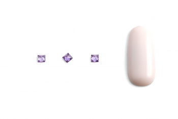 Фото: Кристаллы для объемной инкрустации "POLE" - принцесса №1 (фиолетовый) (10 шт./уп)