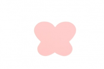 Фото: Силиконовый коврик для дизайна ногтей "POLE" Бабочка - розовый