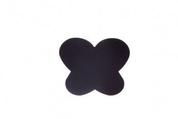 Фото: Силиконовый коврик для дизайна ногтей "POLE" Бабочка - черный