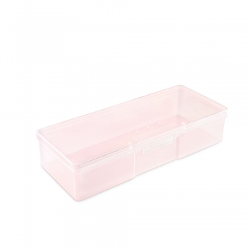 Фото: Пластиковый контейнер для стерилизации "POLE" малый (прозрачно-розовый)